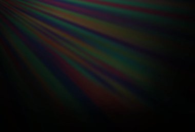 Koyu gümüş, dar çizgileri olan gri vektör deseni. Bulanık arkaplanda gradyanı olan çizgiler. Reklamınız, posteriniz, afişiniz için en iyi tasarım.