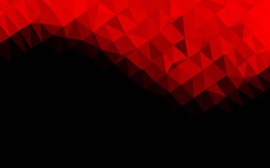 Açık Kırmızı vektör çokgen arkaplanı.