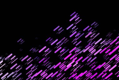 Koyu pembe, düz çizgileri olan mavi vektör düzeni. Bulanık dekoratif tasarım basit bir şekilde çizgilerle. İş broşürleri, broşürler için desen.