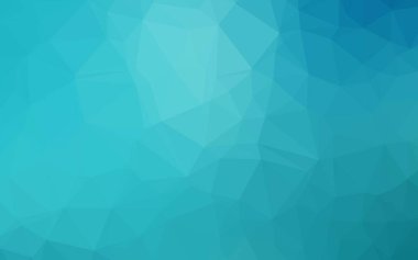 Açık BLUE vektör çokgen arkaplan.