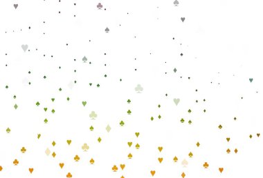 Açık Çokrenkli, iskambil kağıtlı Gökkuşağı vektör dokusu. 