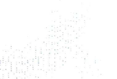 Kare biçiminde hafif BLUE vektör şablonu. Soyut stil ve dikdörtgenlerle dekoratif tasarım. Cep telefonları için arka plan.