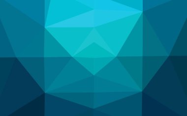 Açık BLUE vektör çokgen arkaplan.