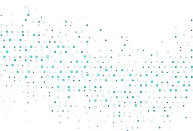 Dikdörtgenli, kare şeklinde hafif BLUE vektör düzeni. Soyut stil ve dikdörtgenlerle dekoratif tasarım. İş ilanınız için akıllı tasarım.