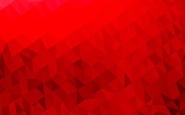 Açık kırmızı vektör üçgen arkaplan.