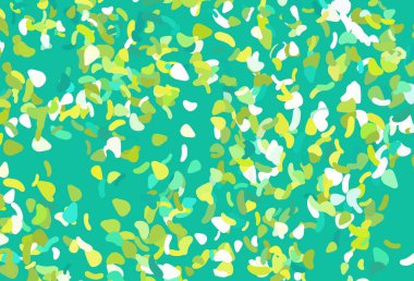 soyut şekilli renk vektör arkaplanı. Renkli rastgele şekillerle modern soyut illüstrasyon. İşiniz için en iyi akıllı tasarım.