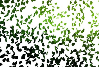 Soyut şekilli açık mor vektör arkaplanı. Renkli rastgele şekillerle modern soyut illüstrasyon. Kartvizitiniz için modern tasarım.