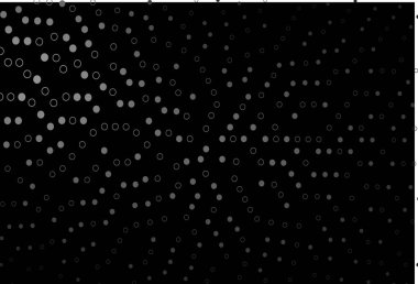 Koyu gümüş, lekeli gri vektör kaplaması. Doğa tarzında renkli baloncuklu soyut illüstrasyon. Posterler, afişler için tasarım.