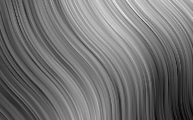 Açık Gümüş, eğri çizgili gri vektör arkaplanı.