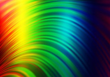 Multicolor vector background with lamp shapes.