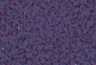 Koyu mavi, renkli çizgileri olan sarı vektör dokusu. Dar çizgileri olan parlak renkli çizimler. Reklamlar, posterler, afişler için desen.