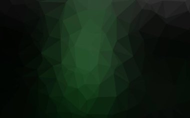 Koyu yeşil vektör çokgen yerleşimi.