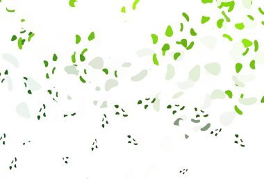 Karmaşık şekilli açık yeşil vektör deseni. 