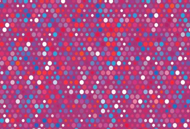 Açık mavi, diskli kırmızı vektör dokusu. Parlak renkli soyut çemberlerin olduğu bir resim. Marka kitabınız için şablon.