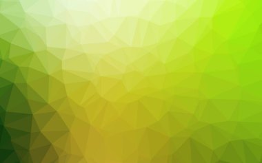 Açık Yeşil Vektör soyut çokgen dokusu.