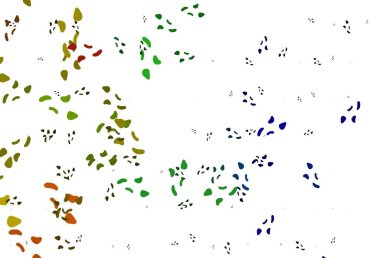 Karmaşık şekilli açık renk, Gökkuşağı vektör deseni