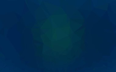 Koyu mavi vektör soyut mozaik arkaplan.