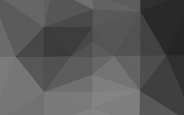 Açık Gümüş, gri vektör bulanık üçgen desen.