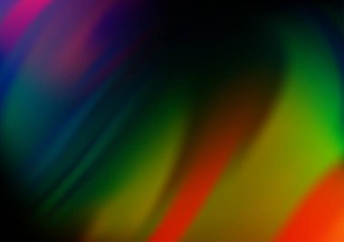 Multicolor vector background with lamp shapes.