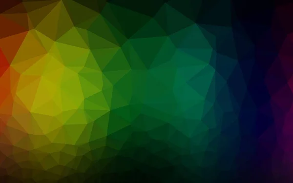Multicolor Vektor Triangel Mosaik Konsistens — Stock vektor