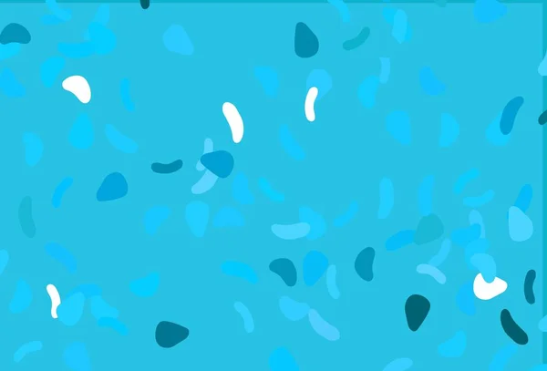 Modèle Vectoriel Bleu Clair Avec Des Formes Chaotiques Formes Chaotiques — Image vectorielle