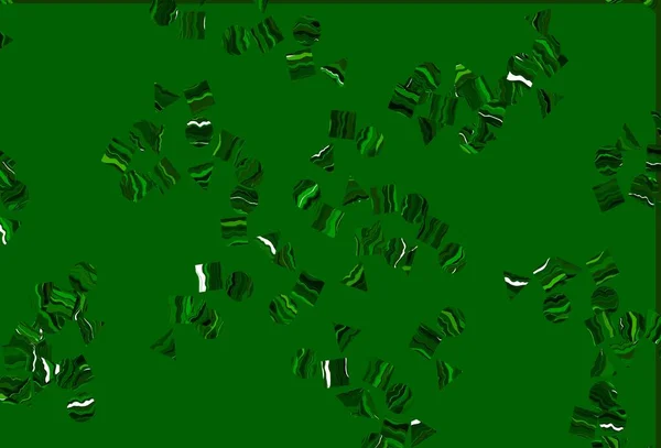 Textura Vectorial Verde Claro Estilo Polivinílico Con Círculos Cubos Diseño — Vector de stock