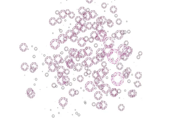 Világos Rózsaszín Kék Vektor Háttér Buborékok Homályos Dekoratív Design Absztrakt — Stock Vector