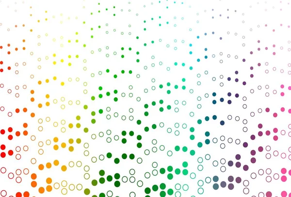光多色 彩虹矢量模板与圆环 — 图库矢量图片