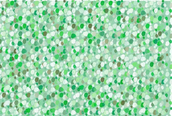 Светло Зеленый Векторный Фон Пузырьками Совершенно Новая Цветная Иллюстрация Мраморном — стоковый вектор
