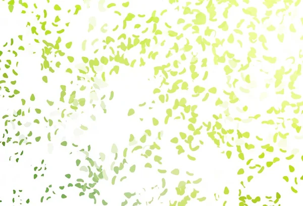Ανοιχτό Πράσινο Διάνυσμα Υφή Τυχαία Σχήματα Σύγχρονη Αφηρημένη Απεικόνιση Πολύχρωμες — Διανυσματικό Αρχείο