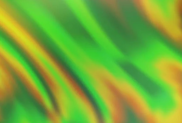 Světle Zelená Vektorová Šablona Ohnutými Stuhami Vágní Obrysová Abstraktní Ilustrace — Stockový vektor