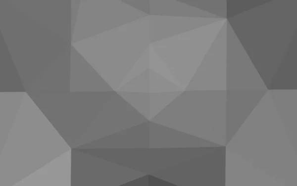 Licht Zilver Grijze Vector Polygon Abstracte Achtergrond — Stockvector