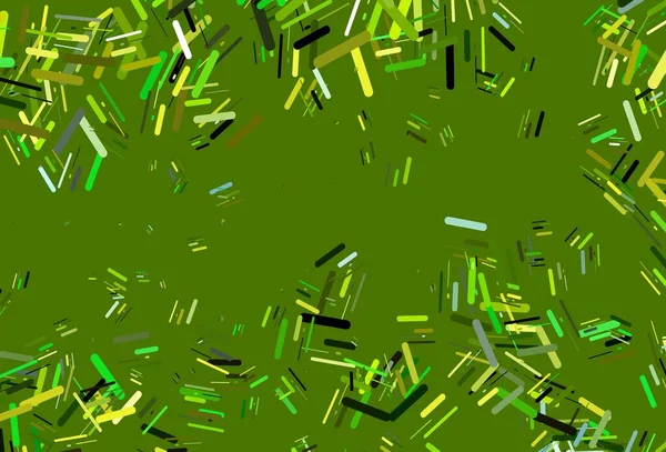 Modèle Vectoriel Vert Clair Jaune Avec Bâtons Répétés — Image vectorielle