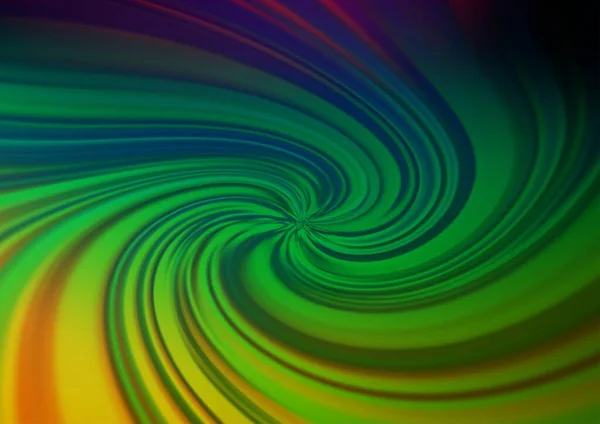 Multicolore Foncé Vecteur Arc Ciel Flou Motif Lumineux — Image vectorielle