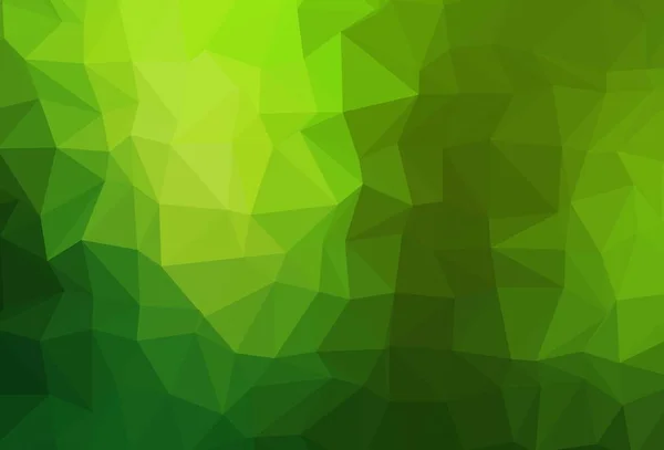 Light Green Vector Polygon Abstract Backdrop — Stock Vector