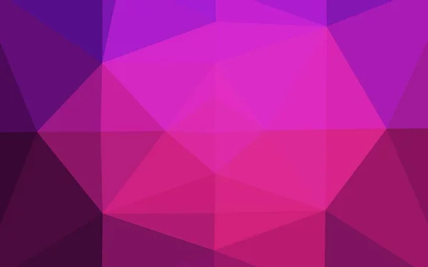 Dark Pink Vetor Abstrato Textura Poligonal — Vetor de Stock