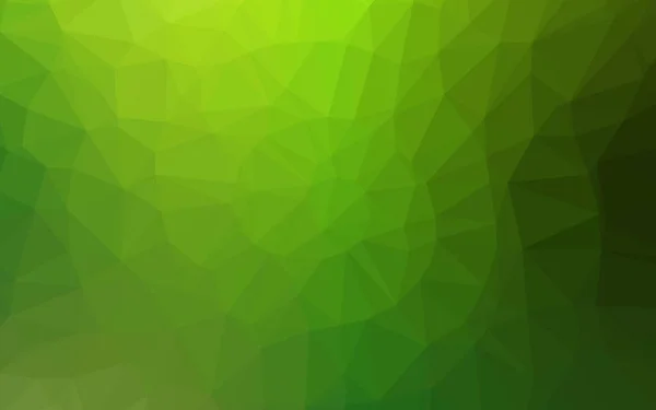 Modello Mosaico Astratto Vettore Verde Chiaro — Vettoriale Stock