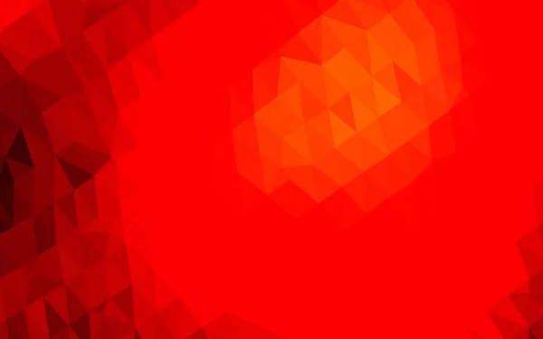 Світло Червоний Векторний Трикутник Мозаїчна Текстура — стоковий вектор