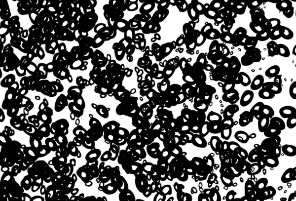 Черно Белый Векторный Рисунок Сферами — стоковый вектор