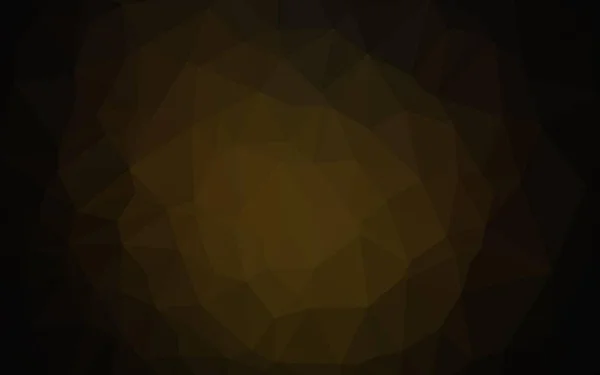 Fond Abstrait Polygone Vecteur Noir Foncé — Image vectorielle