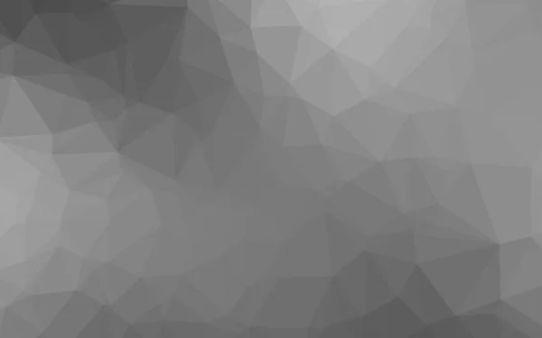 Argent Clair Gris Vecteur Abstrait Disposition Polygonale — Image vectorielle