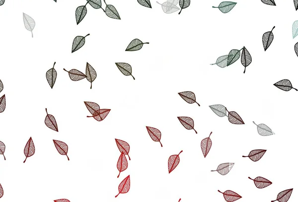 Decoratieve Illustratie Met Abstracte Kleurrijke Bladeren Getextureerd Patroon Voor Website — Stockvector