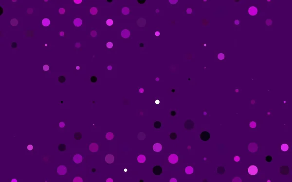 Luz Patrón Vectorial Púrpura Con Esferas — Vector de stock