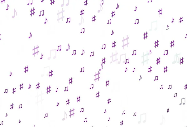 Fond Vectoriel Abstrait Avec Des Symboles Musicaux Design Décoratif Dans — Image vectorielle