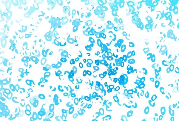 Hellblauer Grüner Vektorhintergrund Mit Punkten Abstrakte Illustration Mit Farbigen Blasen — Stockvektor
