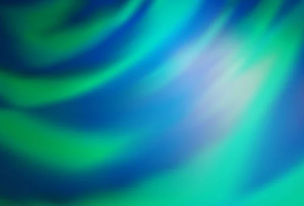 Bleu Foncé Vert Vecteur Brillant Fond Abstrait Illustration Colorée Dans — Image vectorielle