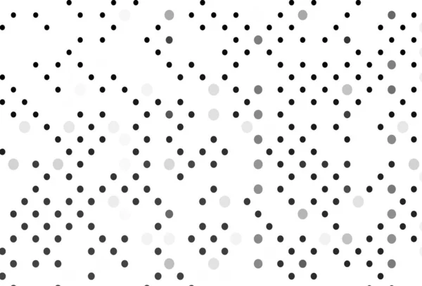 Світло Срібло Сірий Векторний Візерунок Сферами Блискуча Абстрактна Ілюстрація Розмитими — стоковий вектор