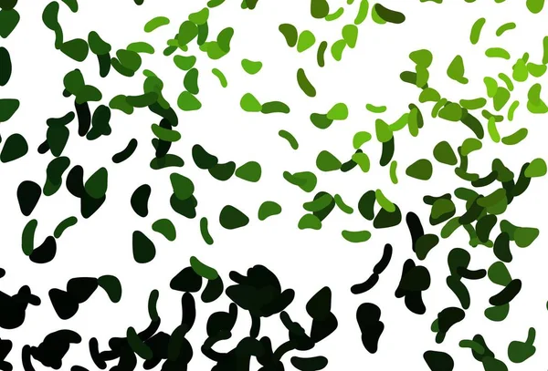 Modèle Vectoriel Vert Clair Jaune Avec Des Formes Chaotiques Illustration — Image vectorielle