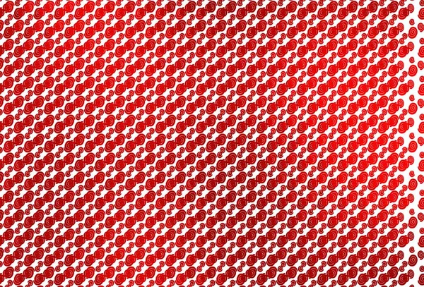 Modèle Vectoriel Rouge Clair Avec Des Formes Bulles Illustration Abstraite — Image vectorielle