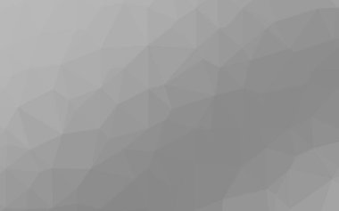 Açık Gümüş, gri vektör çokgen arkaplan.